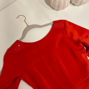 Zara red dress